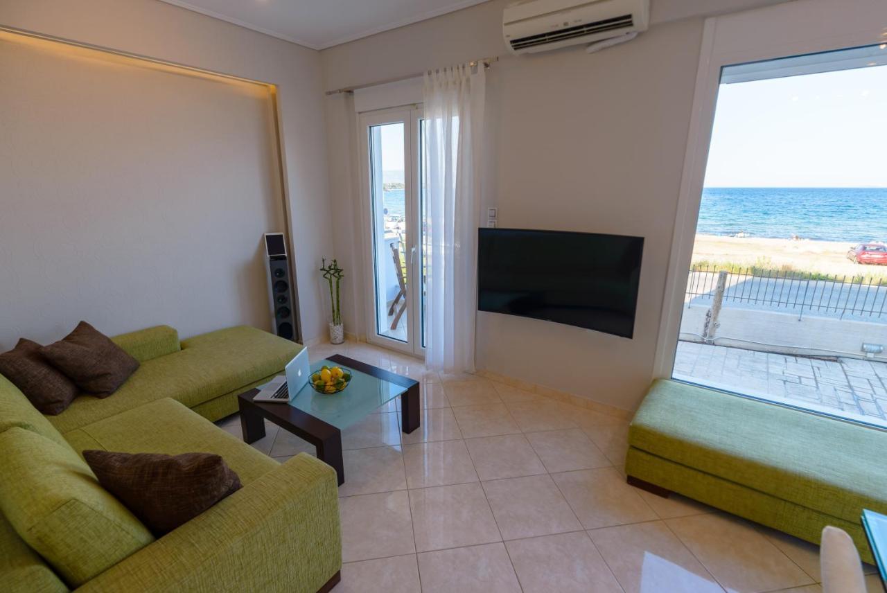 Lemoni Luxury Residence In Front Of The Sea Kechries Esterno foto