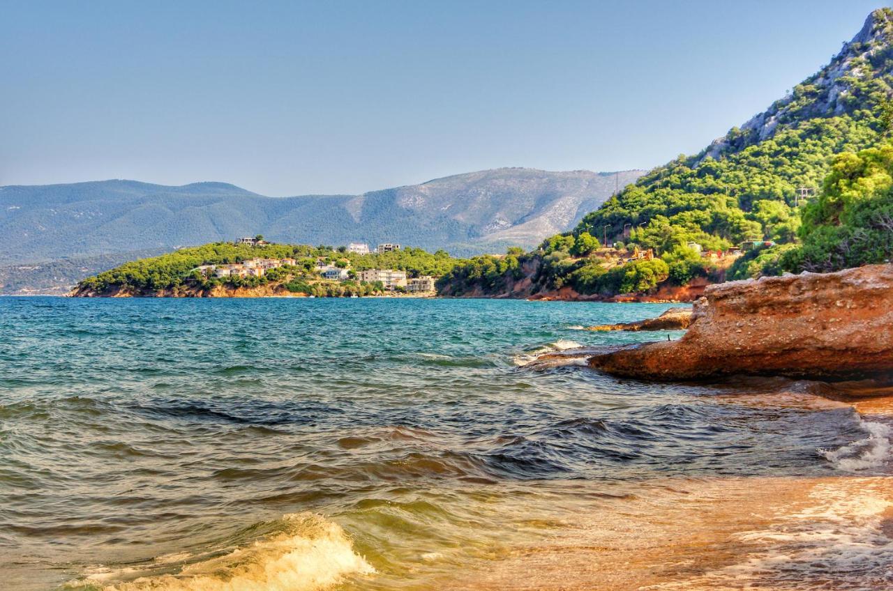 Lemoni Luxury Residence In Front Of The Sea Kechries Esterno foto